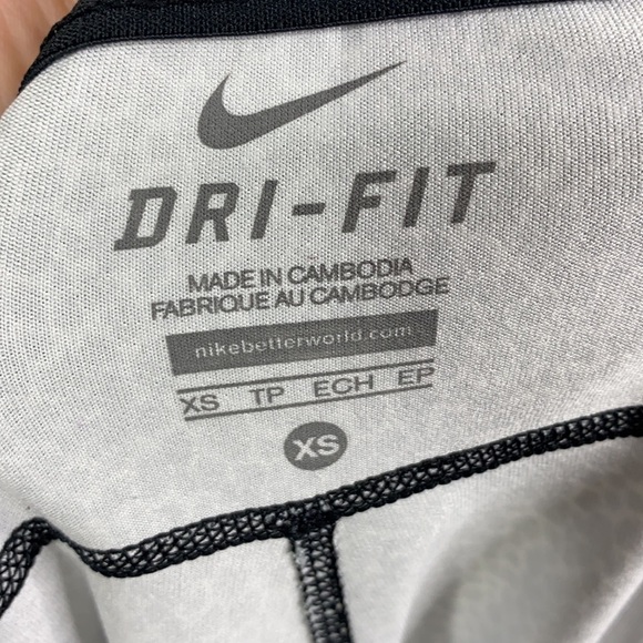 Nike Dri-Fit Printed Relay Crop Running Tights - Picture 7 of 9